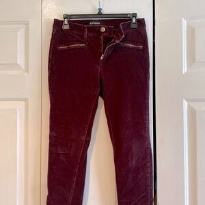 Express Corduroy Skinny Jeans